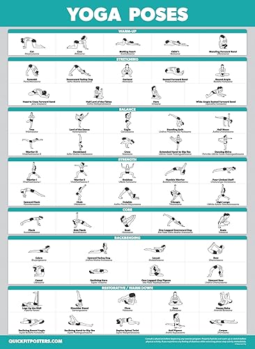 Miniatura 8 de Paquete de 4  Volumen de entrenamiento de pilates 1 y 2 + Poses de yoga Volumen 1 y 2  Juego de póster de ejercicio