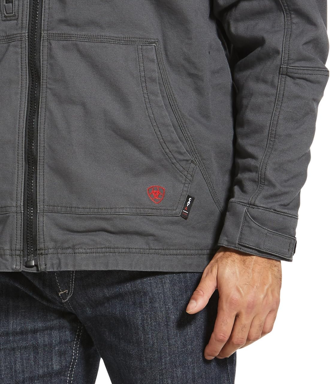 ARIAT mens Fr Duralight Stretch Canvas Field Jacket - Image 7