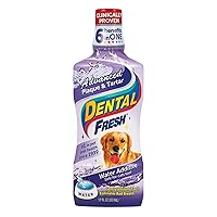 Vista 18 de Dental Fresh Aditivo de agua original para perros y gatos, 17 onzas líquidas, cuidado diario de dientes y aliento