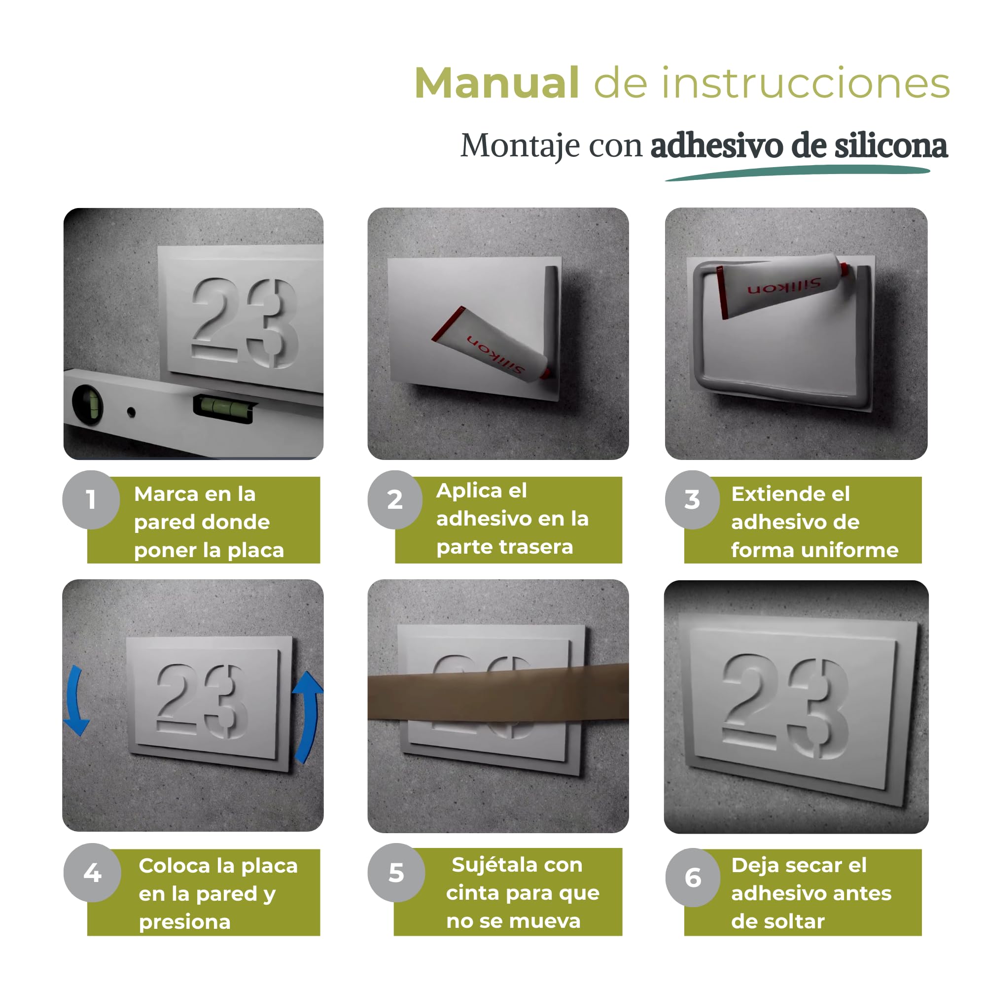 placa número para exterior de dos líneas – 160x110 mm, antracita RAL 7016, acero inoxidable V2A (AISI 304), personalizable