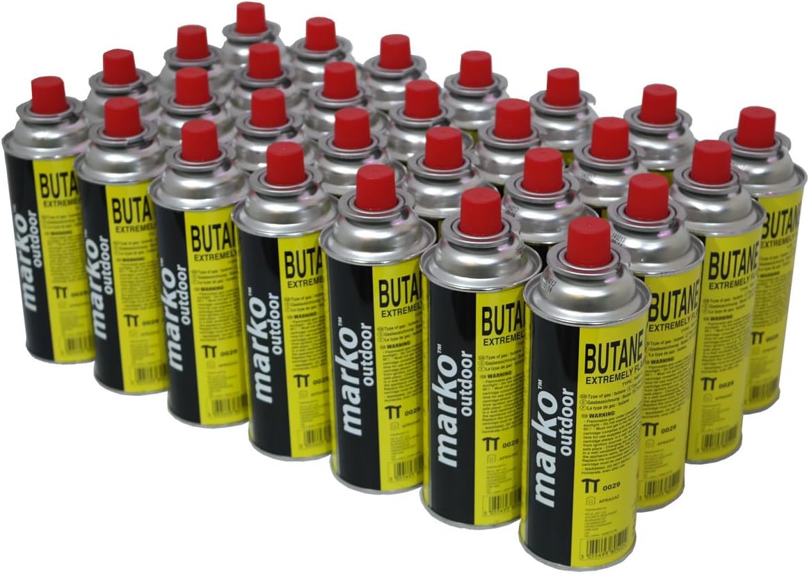 Marko Outdoor 28 Pack Butane Gas Canisters Amazon.co.uk Sports