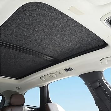 Car Sunroof Insulation Roof Visor for Haval Jolion Pro Chitu 20212026 25 Electrostatic Adsorption Sky Curtain Sunshade2Pcs Black