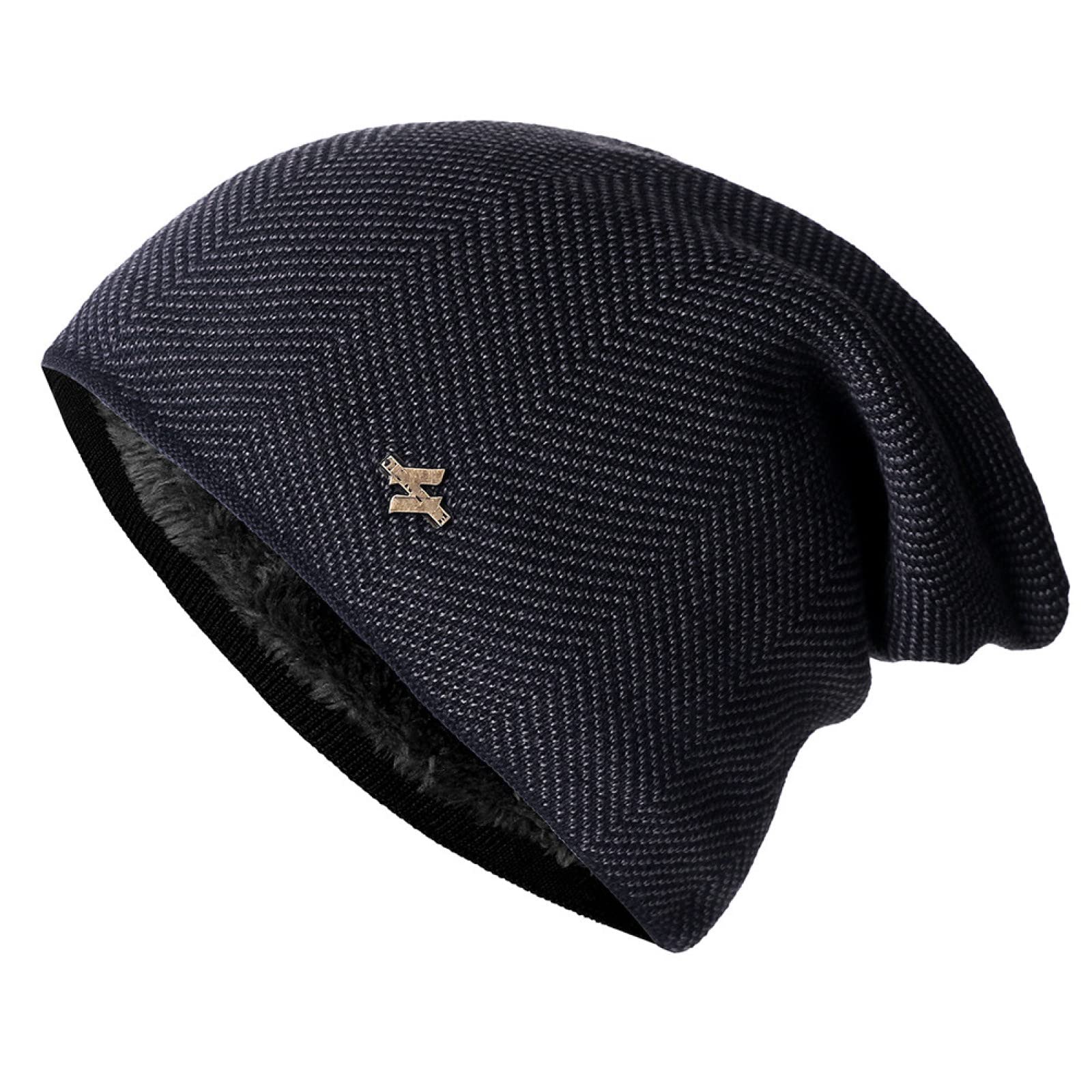 Zimowa czapka traperska Russian Bomber Czapka typu beanie męska ciepła czapka zimowa dla dorosłych dzianinowe czapki typu casual Skullies bawełniane czapki dla mężczyzn czapka outdoorowa solidna Gorro