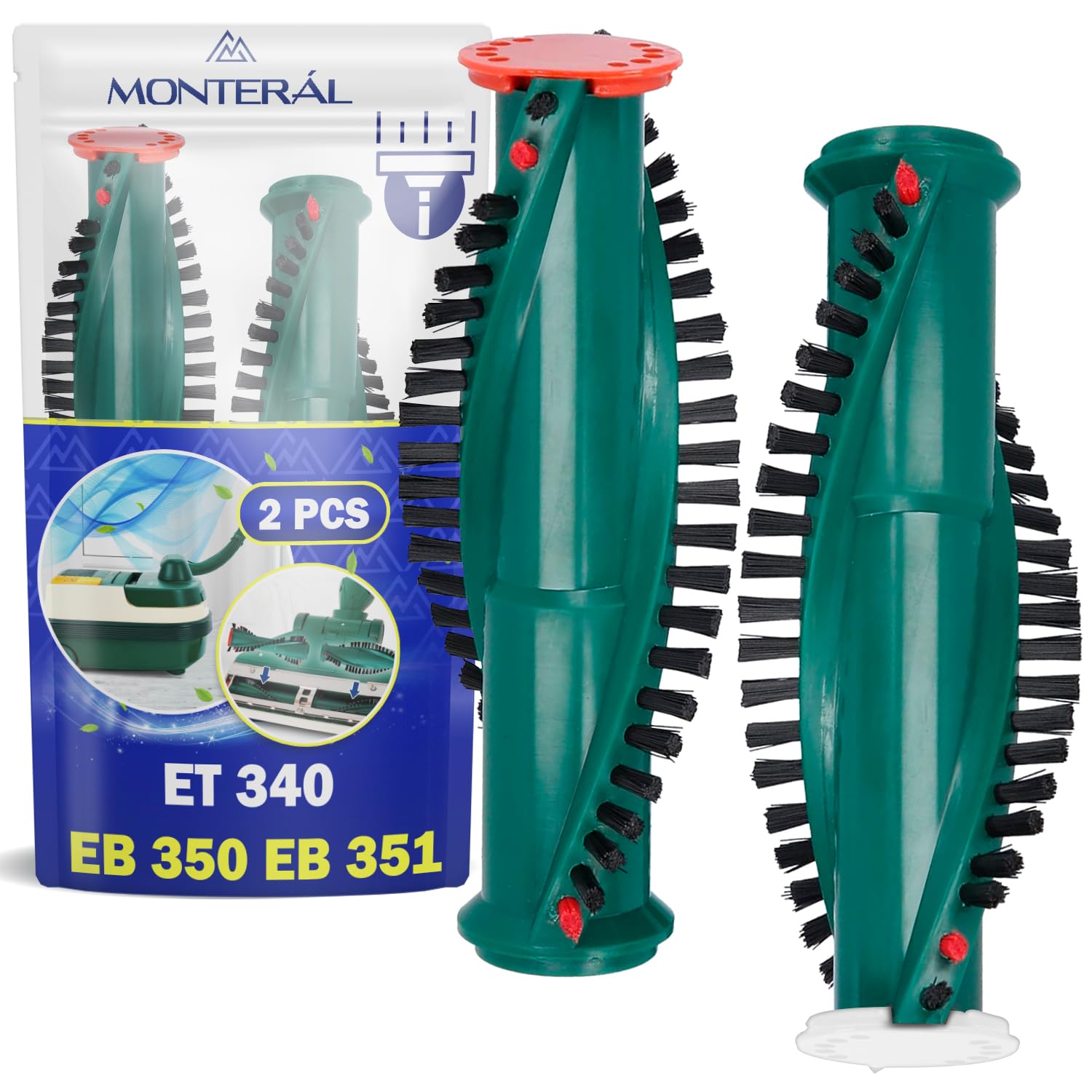 Spazzola Materazzi Per Battitappeto Folletto ET340 - EB350 - EB351 - Foto 12