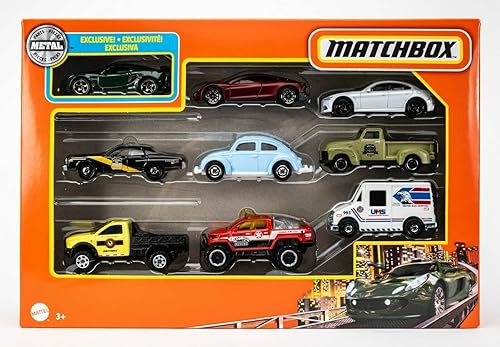 Miniatura 2 de Matchbox Paquete de regalo de 9 coches, X7111