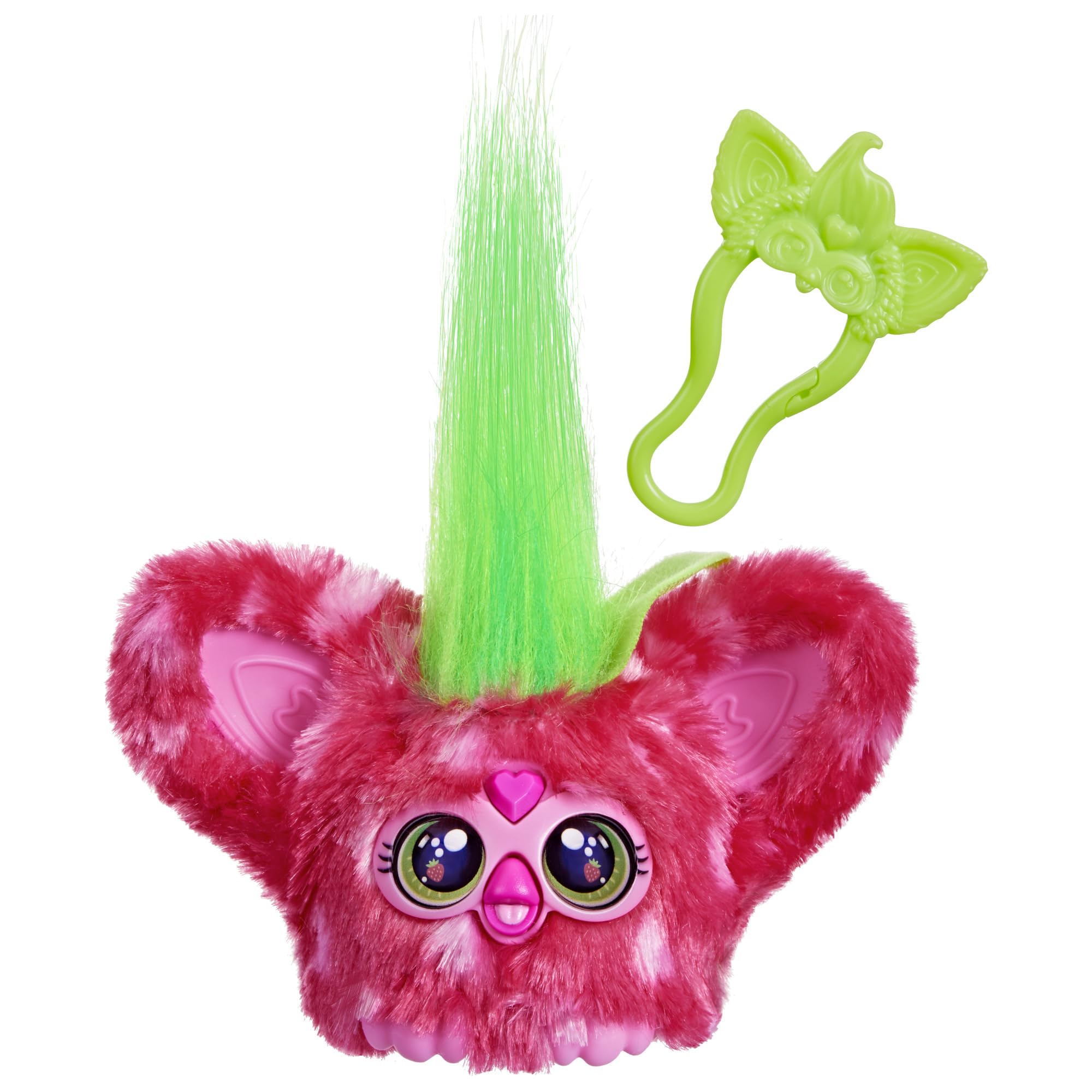 Furby Furblets, Minipeluche ber-Ree, Temática de Fresa, Rojo, Música y Sonidos, Juguetes con temática de Alimentos, para niños y niñas a Partir de 6 años