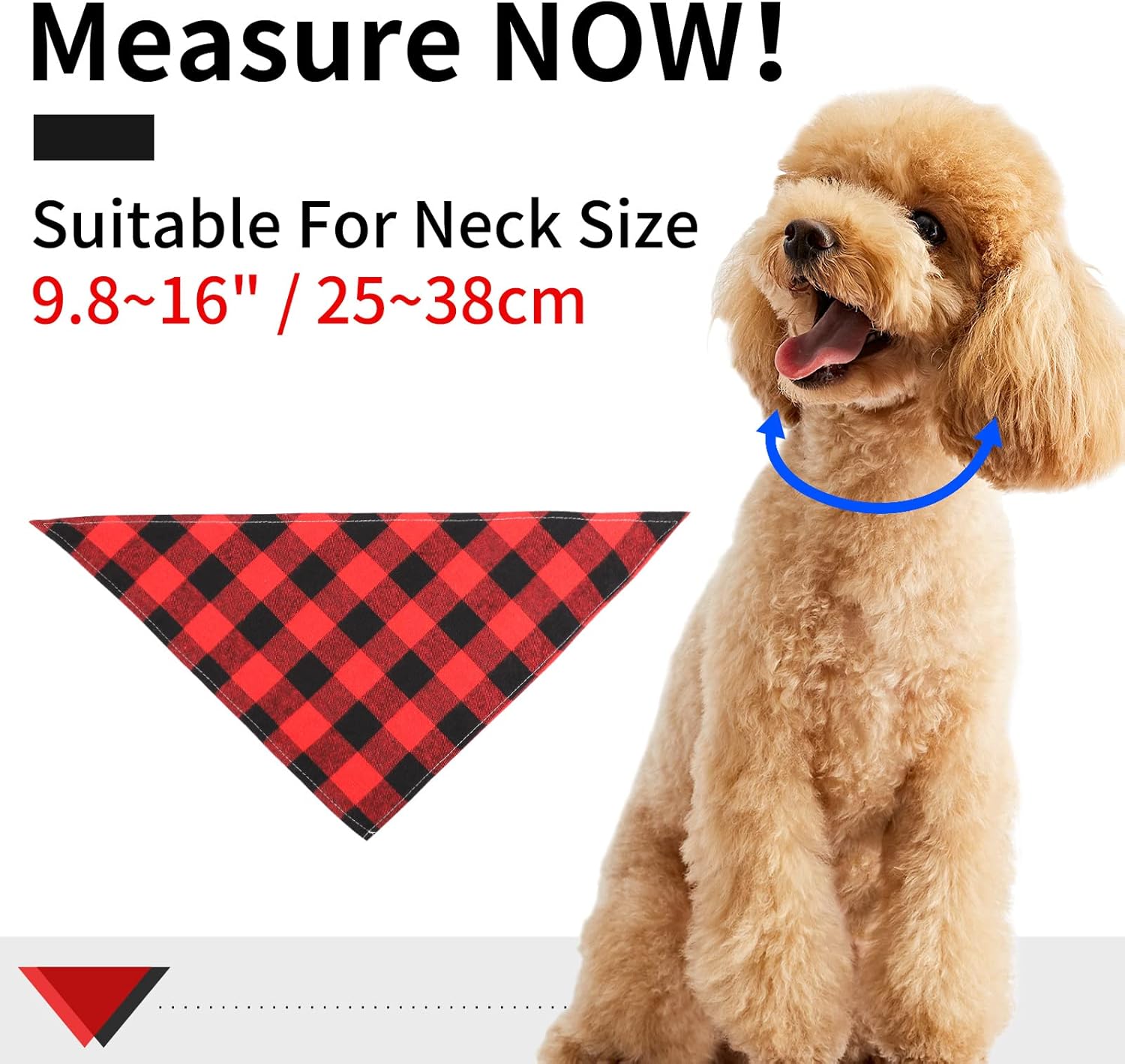 Segarty Fall Dog Bandanas, 10 Pack 22.8"x15.7" Plaid Bibs Pet Triangle Scarf Accessories Bulk for Small Medium Cats Dogs Large Puppy Dogs, Washable Adjustable Boy Pets Birthday Kerchief