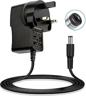 Auroh 12V 1A Power Adapter AC 100-240V to DC 12V 1A Power Supply Adapter, 12W Wall Charger Replacement for CCTV Camera, DVR, LED Strip Lights, Router, 5.5mm x 2.1mm, UK Plug