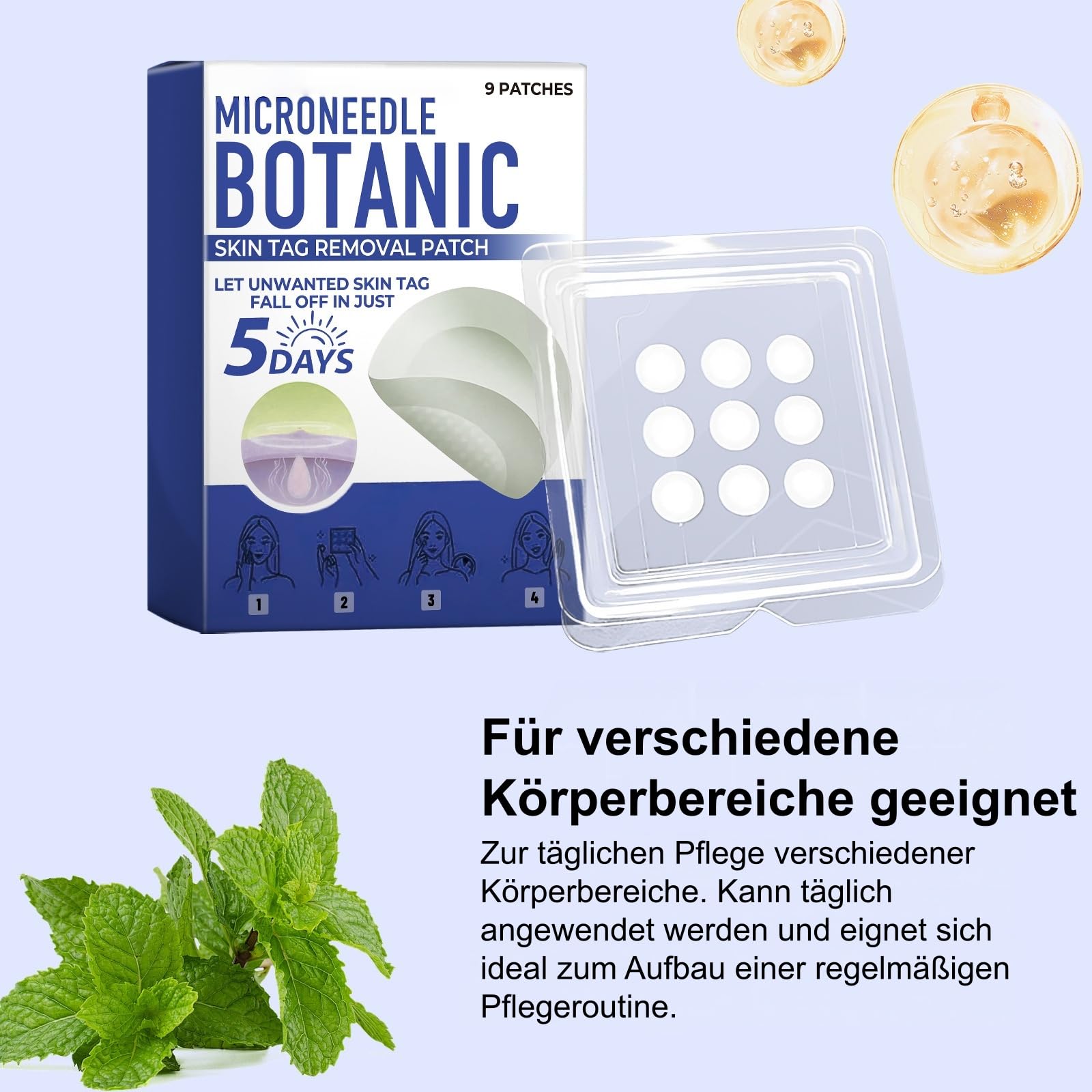 Nekiss Mikronadeln Pflaster,ultradünn, verborgen,gegen Hautunreinheiten & Hautanhängsel