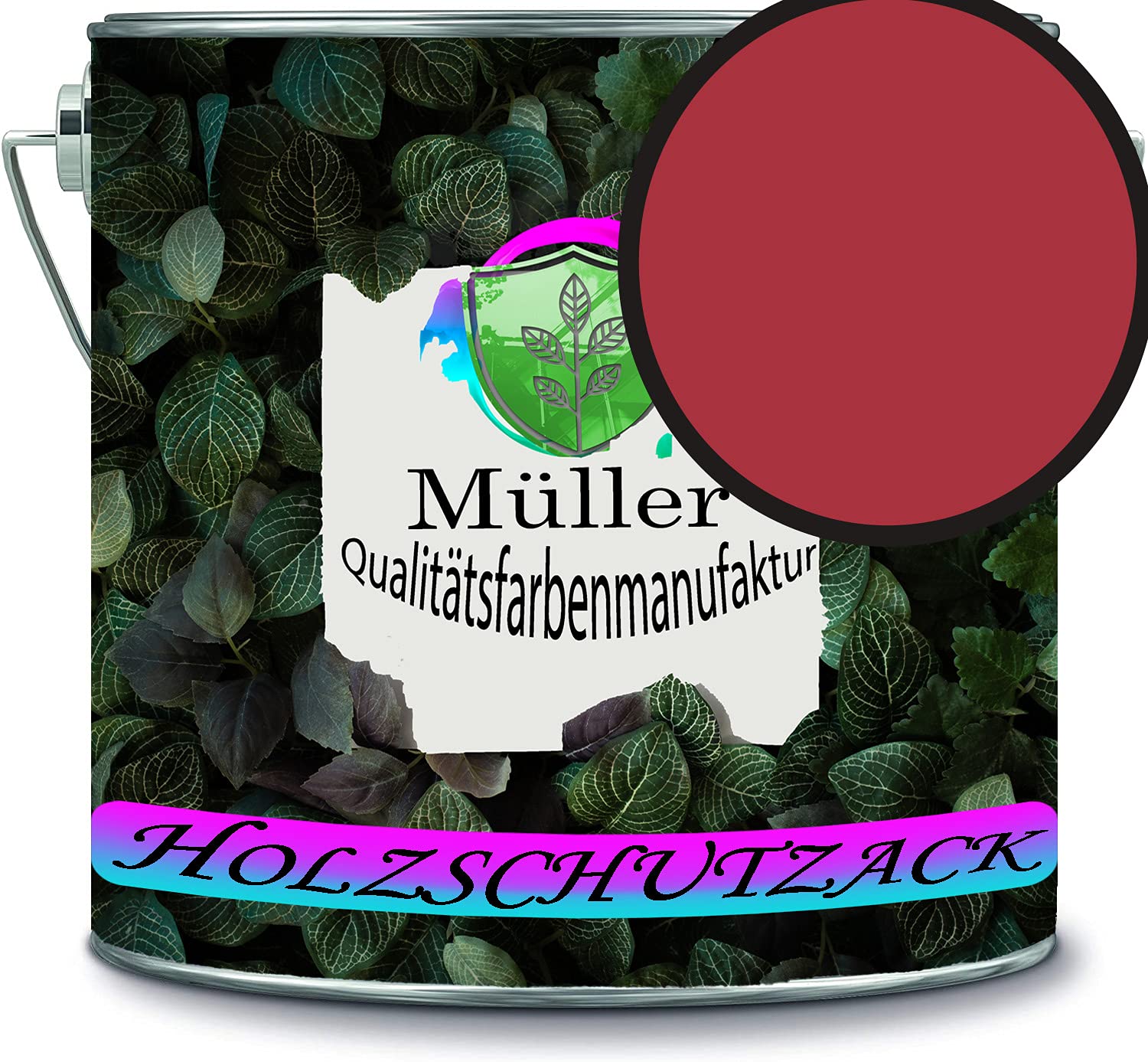 Vernis de protection pour bois contre la pluie et les UV rouge oriental Müller Quality