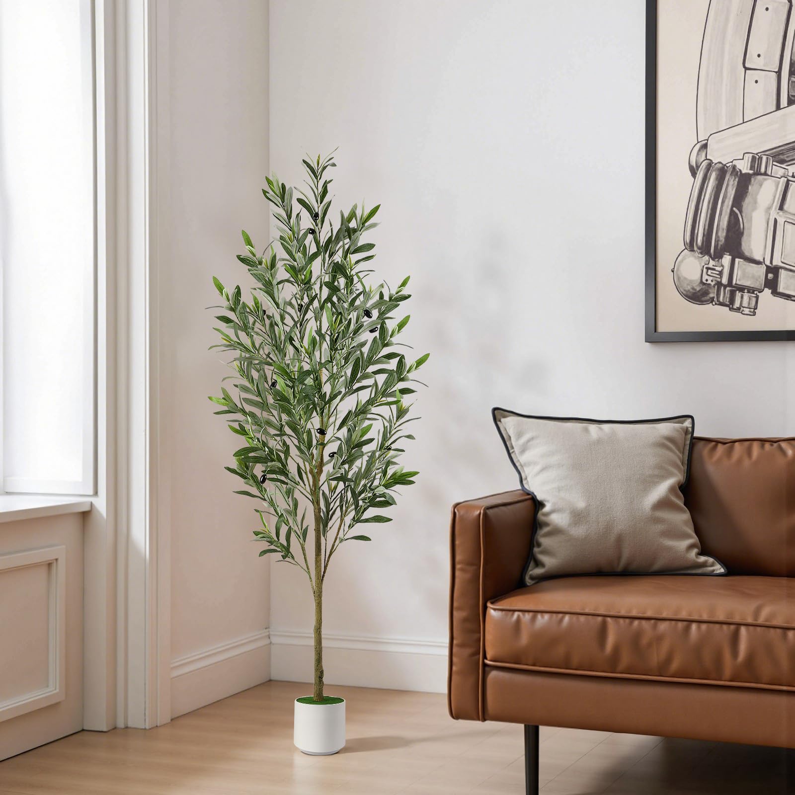 Amazon｜Alupssuc人工観葉植物 【2025一体成型プロセスを一新します