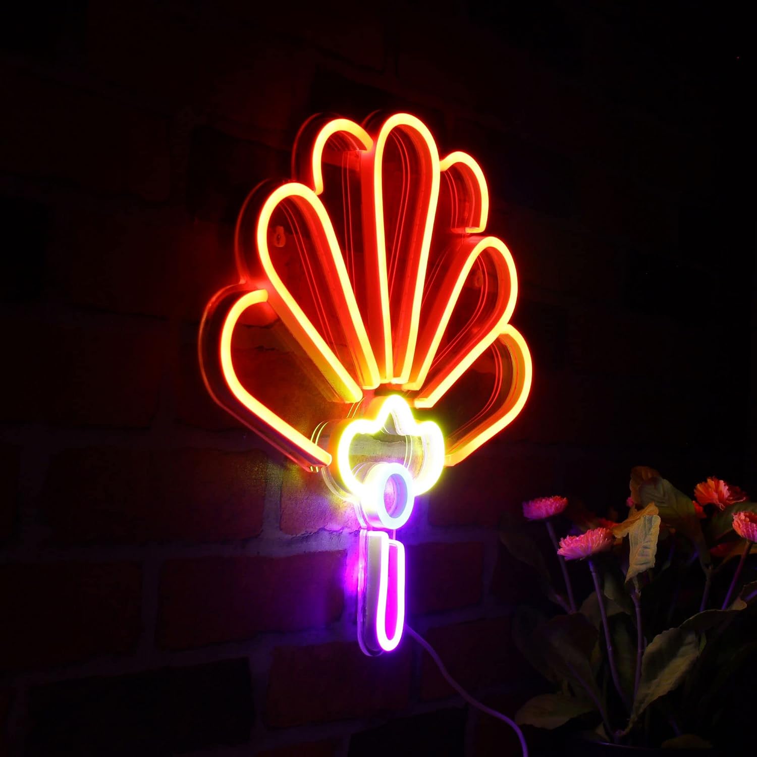 ADVPRO Chinese New Year Decoration Flex Silicone LED Neon Sign - White & Golden - st16s33-fnu0432-we