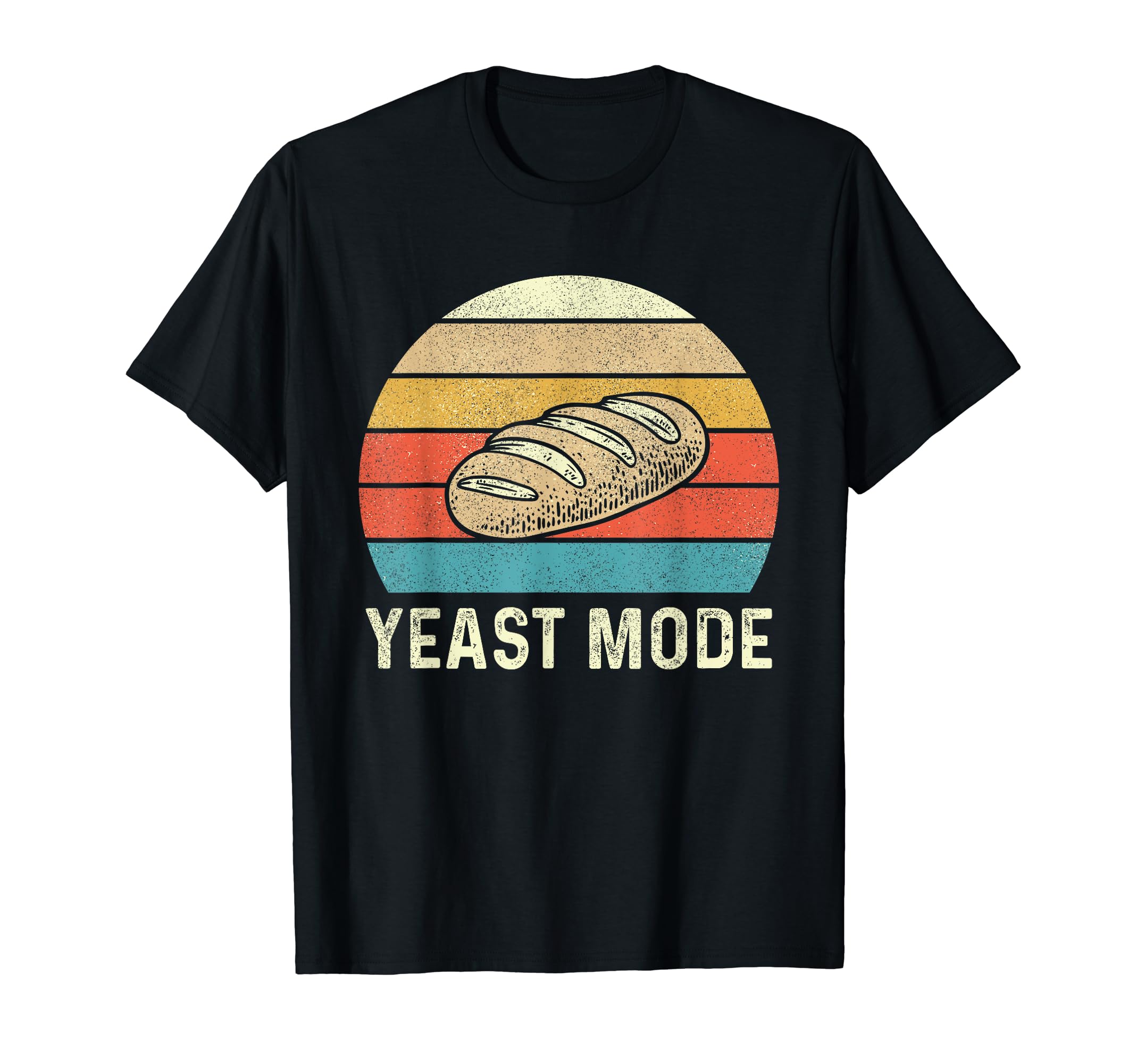 Funny Bread Baking ShirtsVintage Retro Yeast Mode Bread Baking Baker Bakery Sourdough T-ShirtOEKO-TEX STANDARD 100