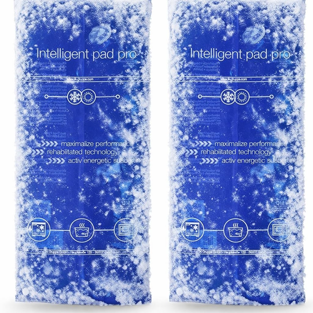 TK Gruppe Timo Kingler Kühlpads Set - MADE IN GERMANY - Kühlakkus Gel, klein & Groß Wärmekissen & Kühlpacks - Kühlkissen - Weisheitszahn & Fieber - Kinder & Erwachsene (2x blau - 29x12 cm)