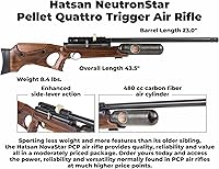 Vista 4 de Rifle de aire Hatsan NeutronStar PCP con paquete incluido