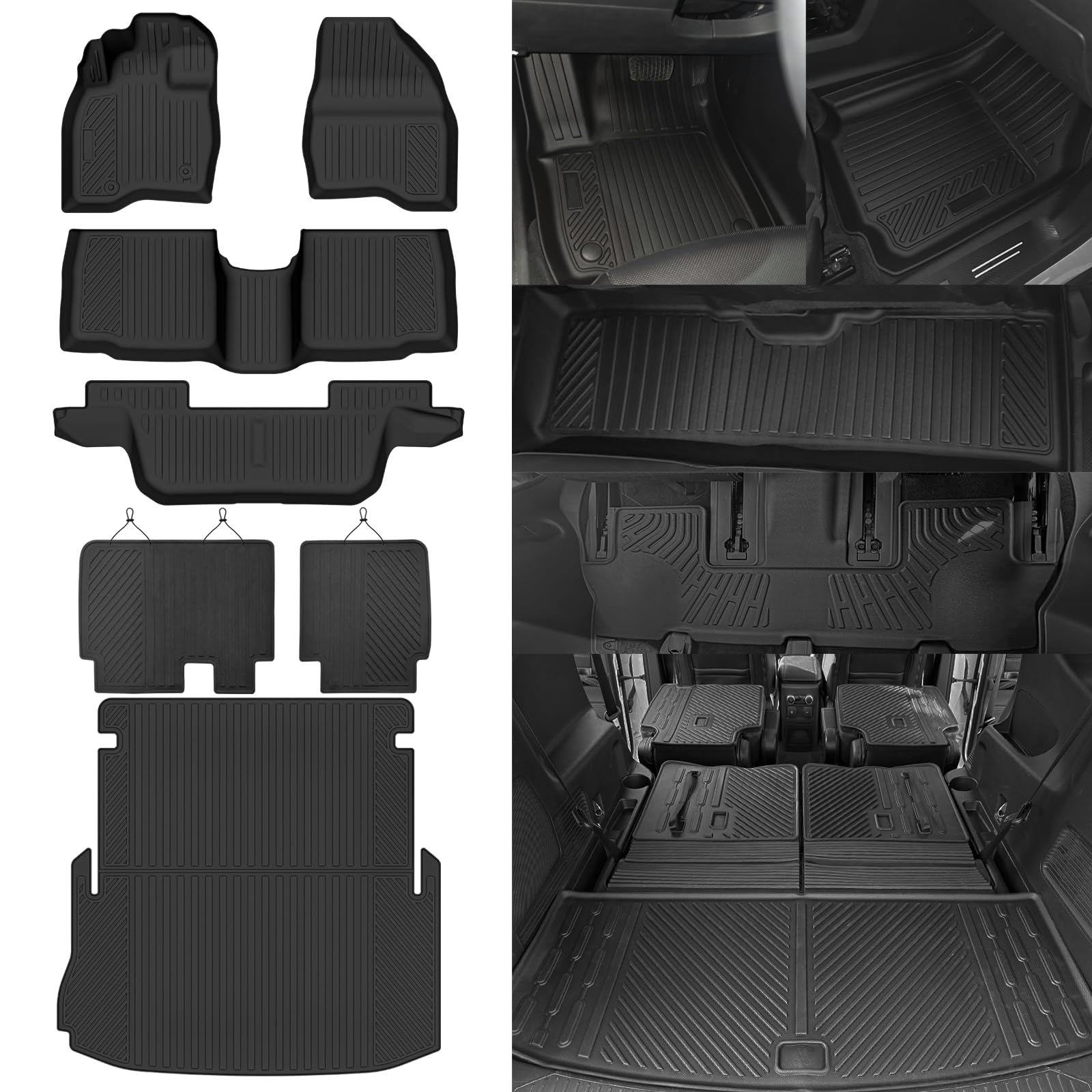 NQOQN Custom Fit Floor Mats for Ford Explorer