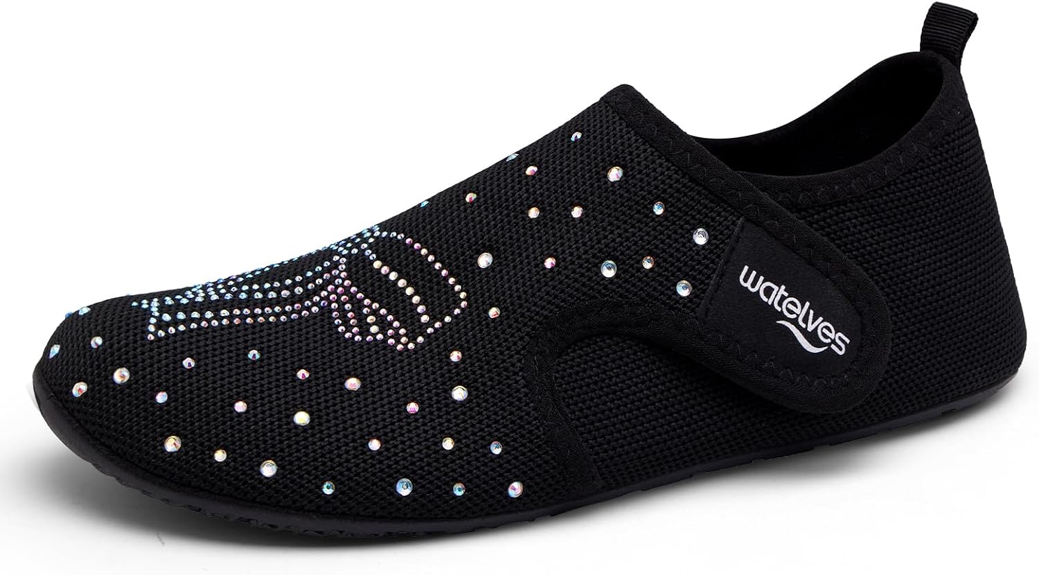 WateLves Water Shoes for Women Men Swim Beach Aqua Socks House Slippers Quick Dry Barefoot Travel Shoes with Adjustable Magic Tape for Pool Diving Boating Yoga