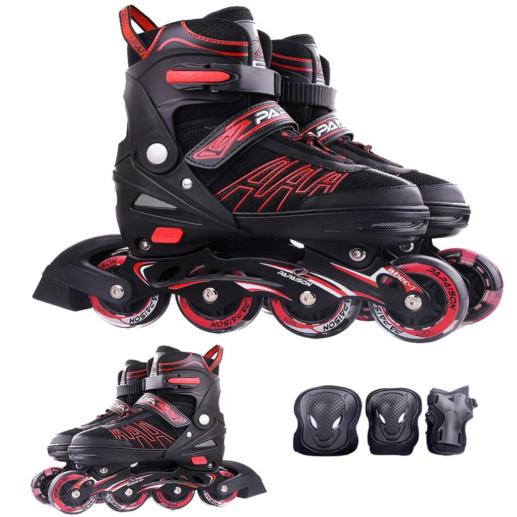 Buy YANGXIAOYU Inline Skates,Roller Skates Set Wheels Can Be Flashed