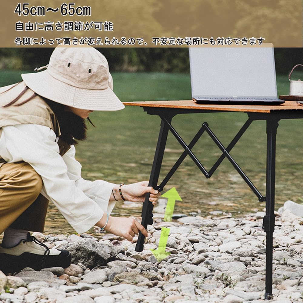 Amazon.co.jp: LEESA 90×60 アウトドアテーブル キャンプテーブル