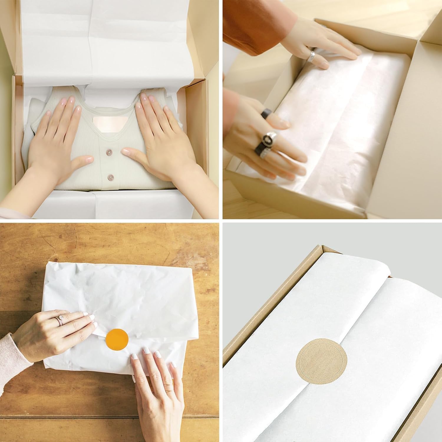Simetufy White Tissue Paper for Gift Bags, 270 Sheets 20" x 20" White Wrapping Paper for Packaging, Gift Wrapping Tissue Paper Bulk for Crafts Mother's Day Birthday Wedding Holiday Christmas Decor DIY