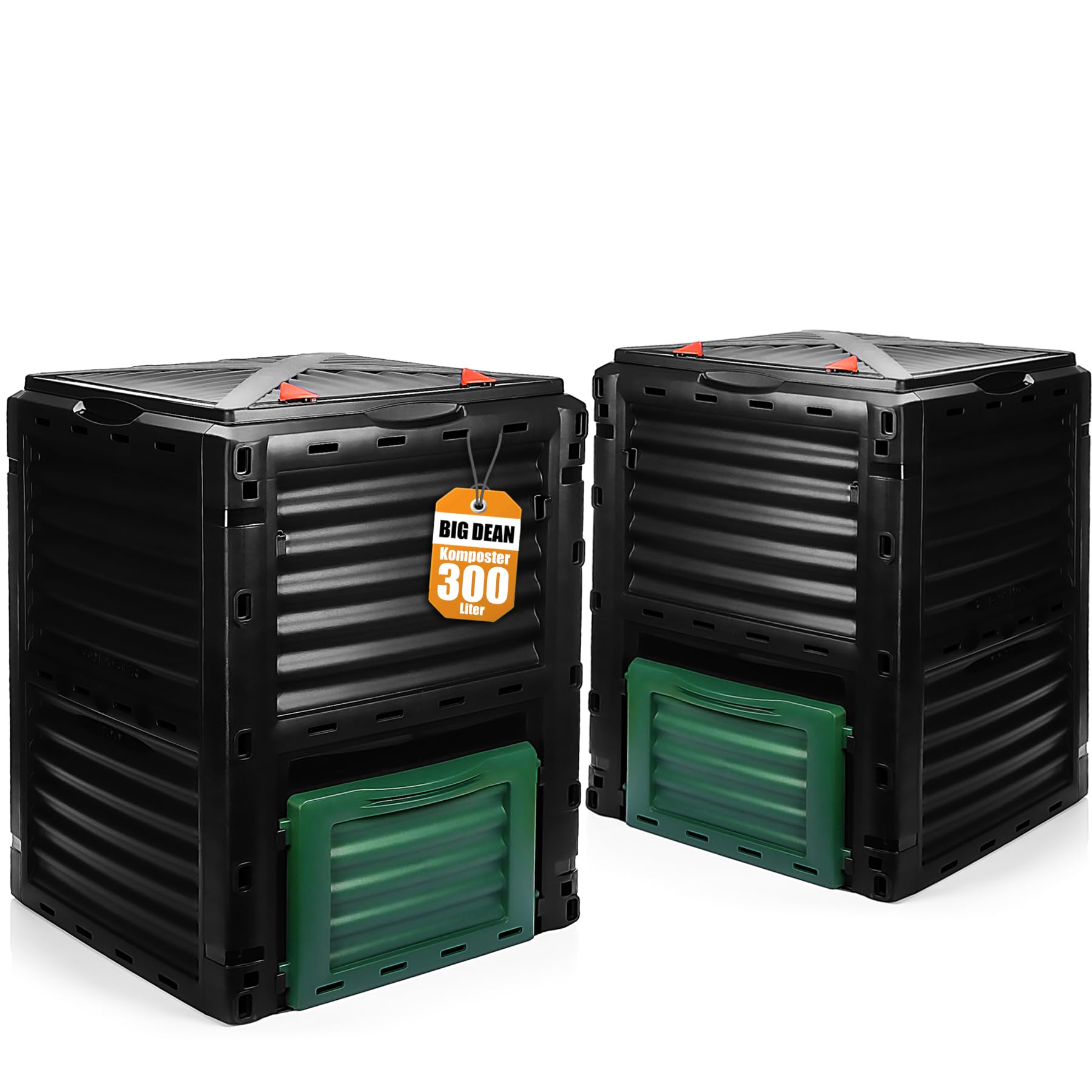 BigDean 300 Liter Schnellkomposter (2er Set)