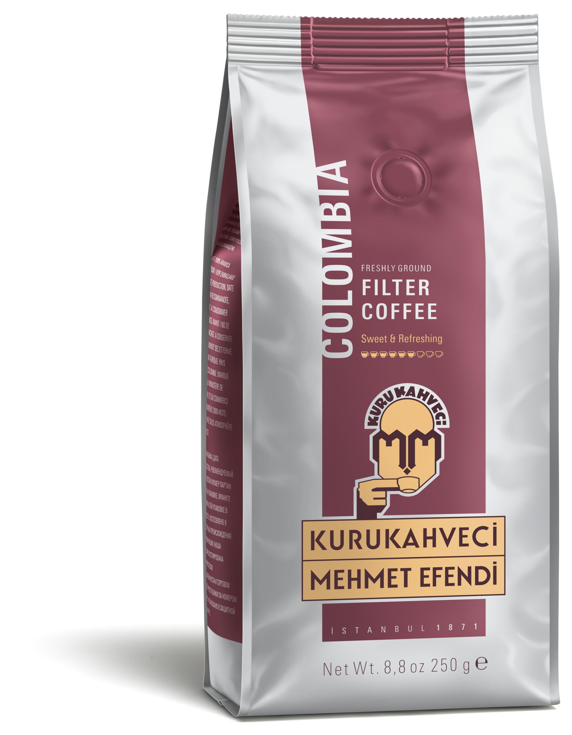 Amazon.com : Kurukahveci Mehmet Efendi Ground Filter Coffee, 100