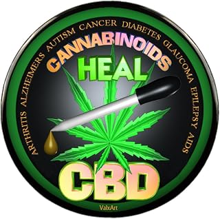 CBD Cannabinoids Heals Magnets 2.25 in