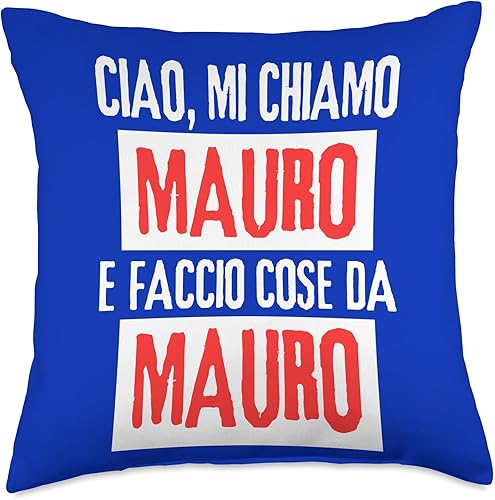 Miniatura 4 de Ciao Sono Faccio Cose Da Mauro Personalizzato Throw Pillow, 16x16, Multicolor