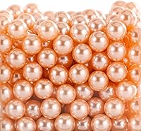 Vista 11 de Suream Cuentas para brochas de maquillaje, 1300 unidades, cuentas redondas negras, sin agujeros, de 0.315 in/0.31 pulgadas, perlas de relleno