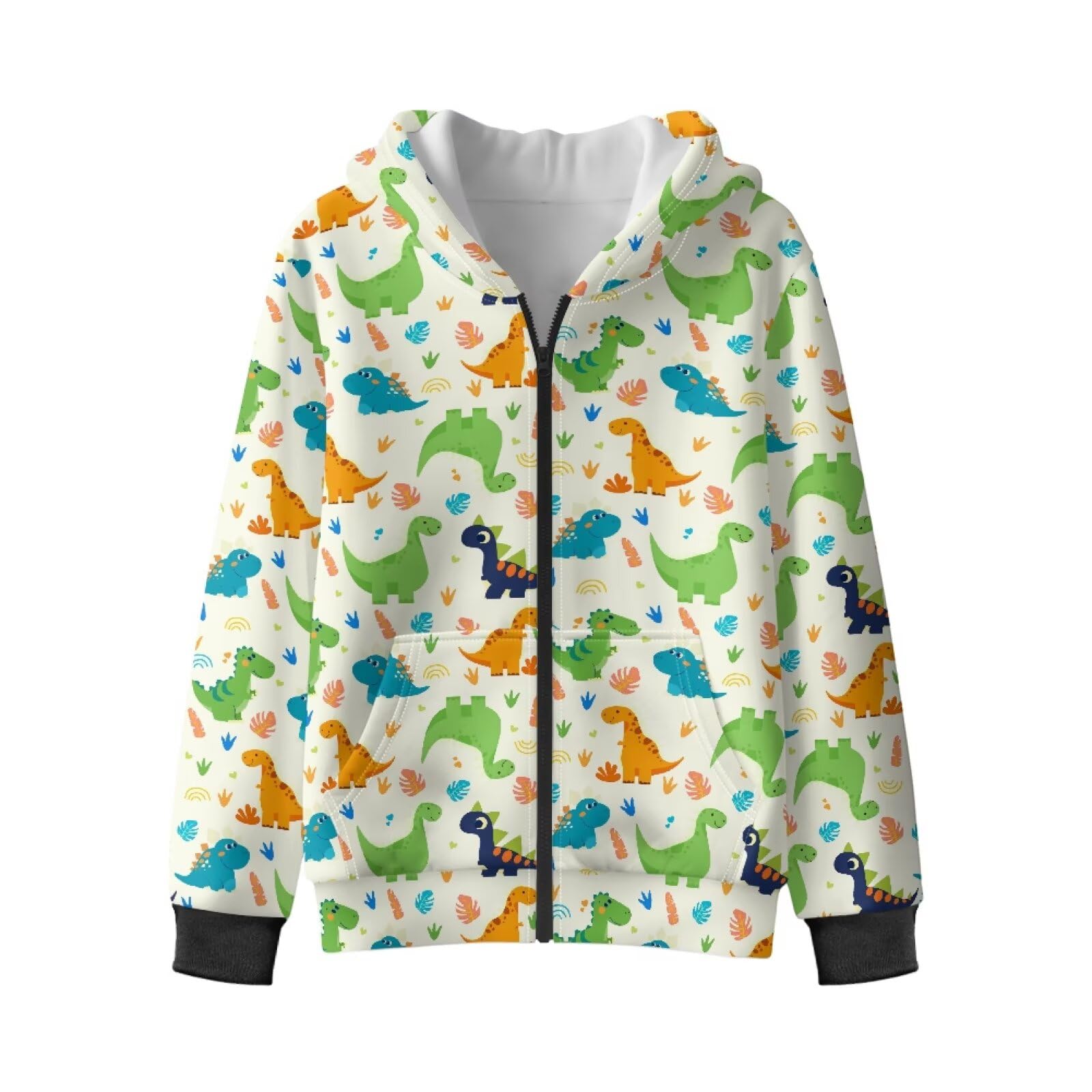 Biyejit PGirls Kapuzenpullover mit Reißverschluss und Taschen, Fleece-Oberteil, warm, Winter-Oberbekleidung für Reisen, Alltag, S-XL