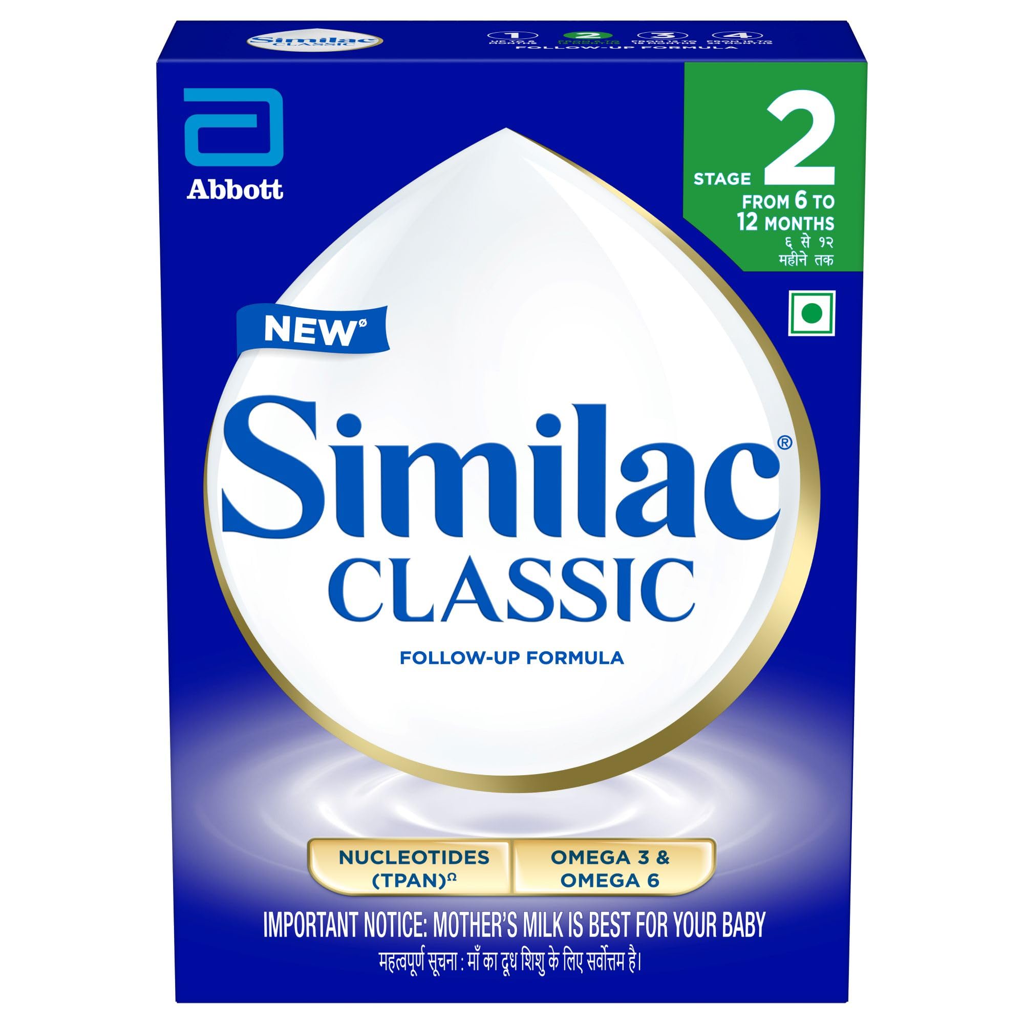 Similac Classic Stage 2 Infant Formula (6 to 12 months) - 400 GM Box-image-8
