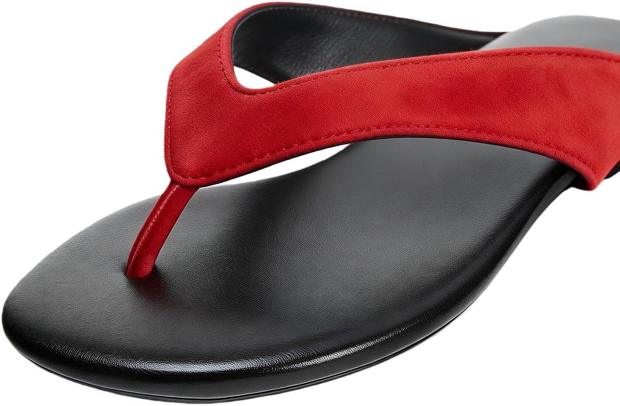 UFEDO Comfortable Womens Flat Flip Flops Thong Slippers Sandals Flip Flop Low Heels