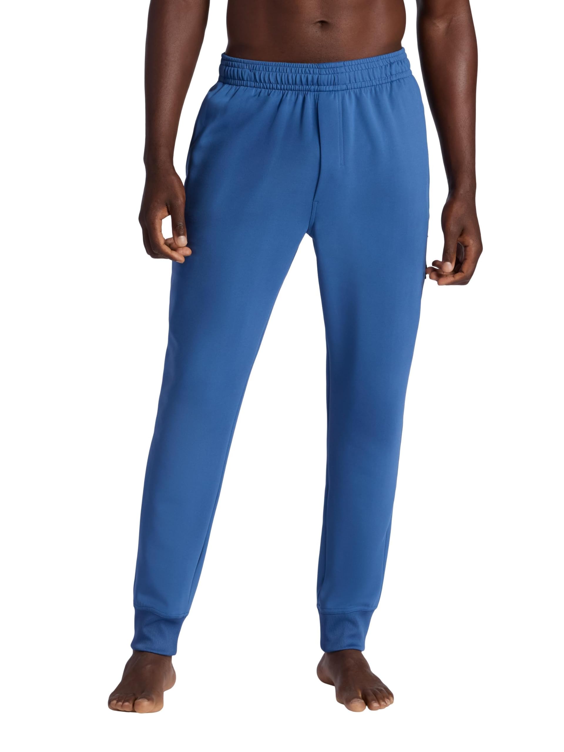 Gaiam Men's Mantra Jogger, Standard Fit, 30” Inseam, Stretch Midweight Material, True Navy, Large