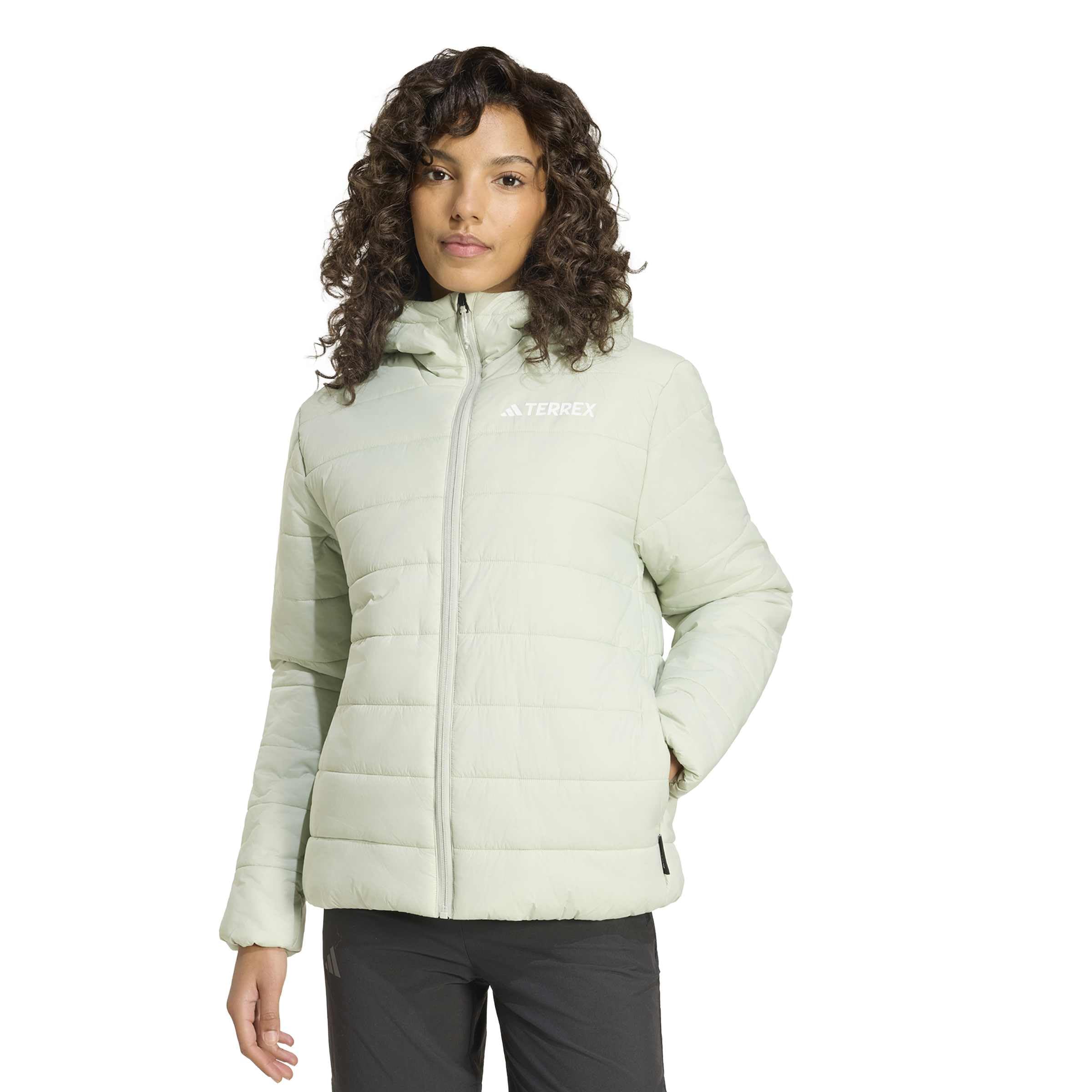 adidas Women's Terrex Multi Essentials CLIMAWARM Kapuzenjacke, isoliert