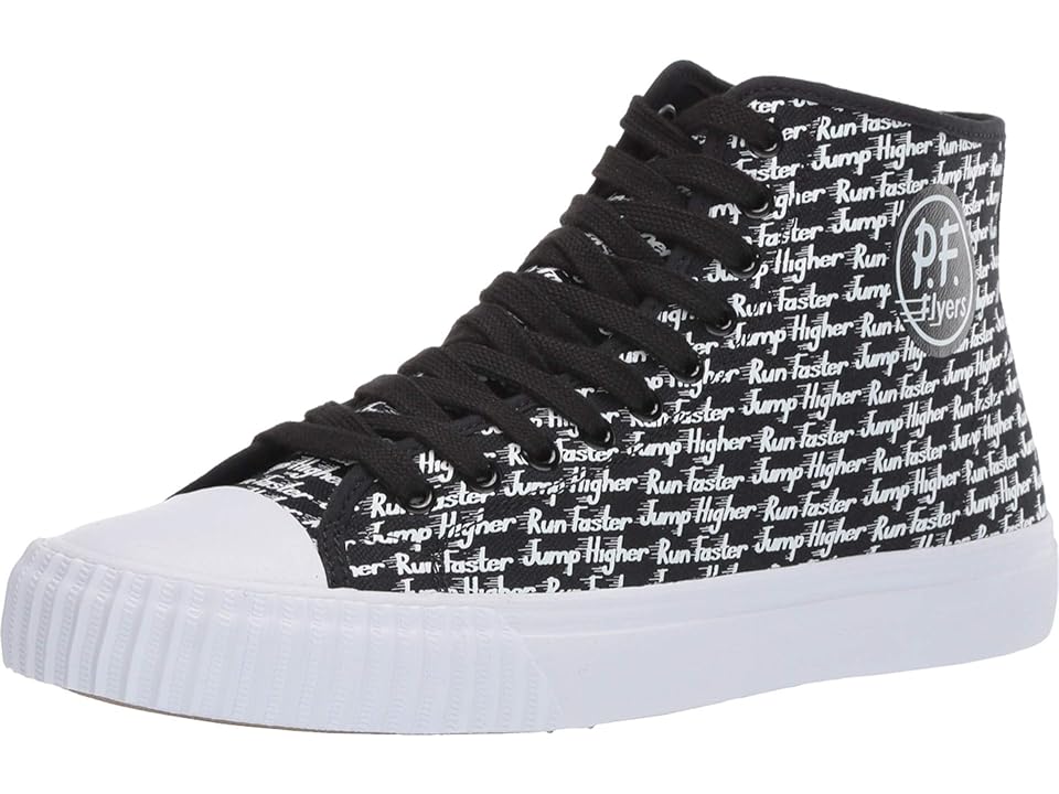 

PF Flyers Center Hi (Black Canvas) Men's Shoes