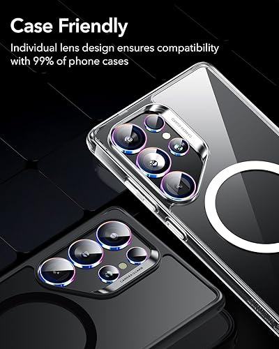 Miniatura 70 de ESR Protector de lente de cámara para Samsung Galaxy S23 Ultra, accesorios para Samsung S23 Ultra, vidrio templado ultrafino resistente a