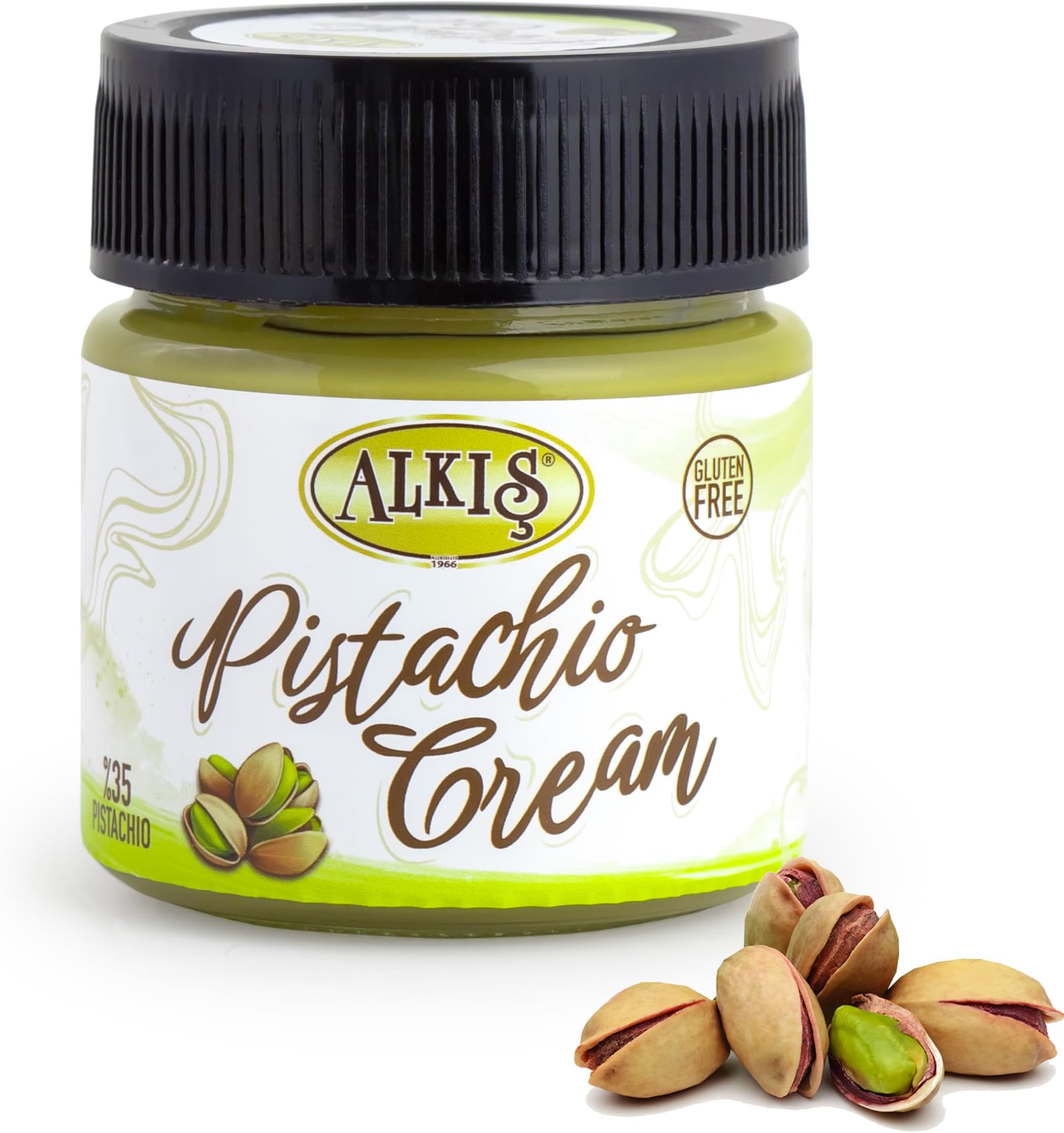 Alkis Pistachio Cream, Pistachio Paste, Pistachio Spread, Pistachio Cream for Dubai Chocolate Bar, 7.05 oz.(200gr)