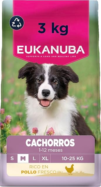 Eukanuba, alimento para Cachorros con Pollo Fresco para Razas Medianas