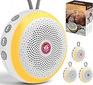 FlashNova Baby Sound Machine with Night Light – USB Rechargeable, 20 Calming Tracks, Lullabies & Rain Sounds | White Noise Machine & Music Box for Newborns, Infants & Kids | Soothing Sleep Sounds