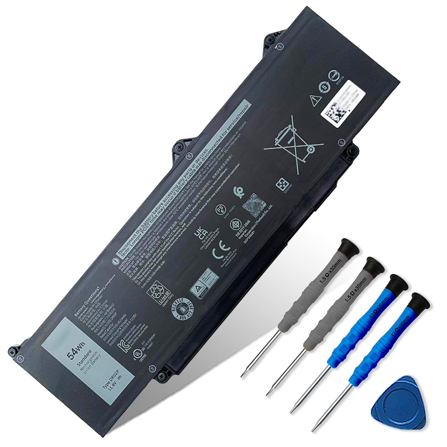 Amazon.com: Dentsing 54Wh DR02P R73TC Laptop Battery Compatible