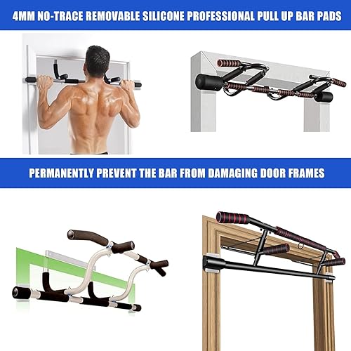 Miniatura 3 de 4 protectores de marco de puerta de silicona, adecuados para deportes Pull Up Pull Rod Pads