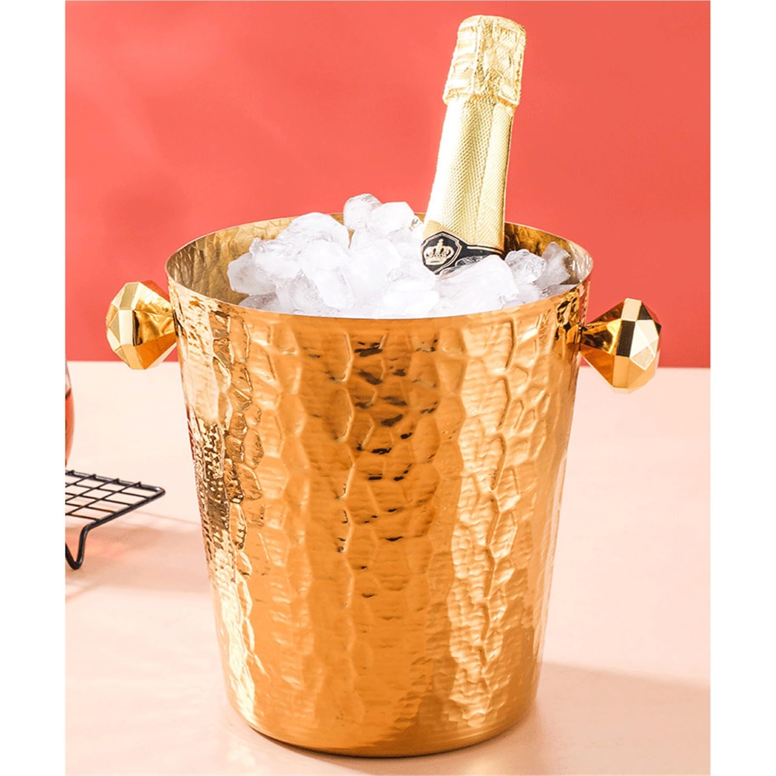 Cubiteras El Cubo de Hielo es Perfecto for Fiestas, campamentos o cenas(Silver)