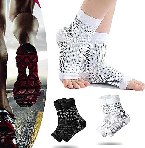 Calcetines funcionales para neuropatía, calcetines de compresión de tobillo Comprex para mujeres y hombres, calcetines de compresión de tobillo