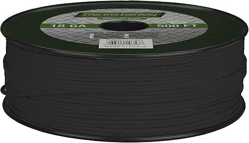 Metra PWBK18500 - Cable primario de 18 GA, 500 pies, color negro