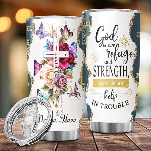 Miniatura 3 de So Many Pets Regalos cristianos personalizados para mujeres, fe bíblica, inspiración religiosa, café religioso, fe, cruz, regalos católicos,