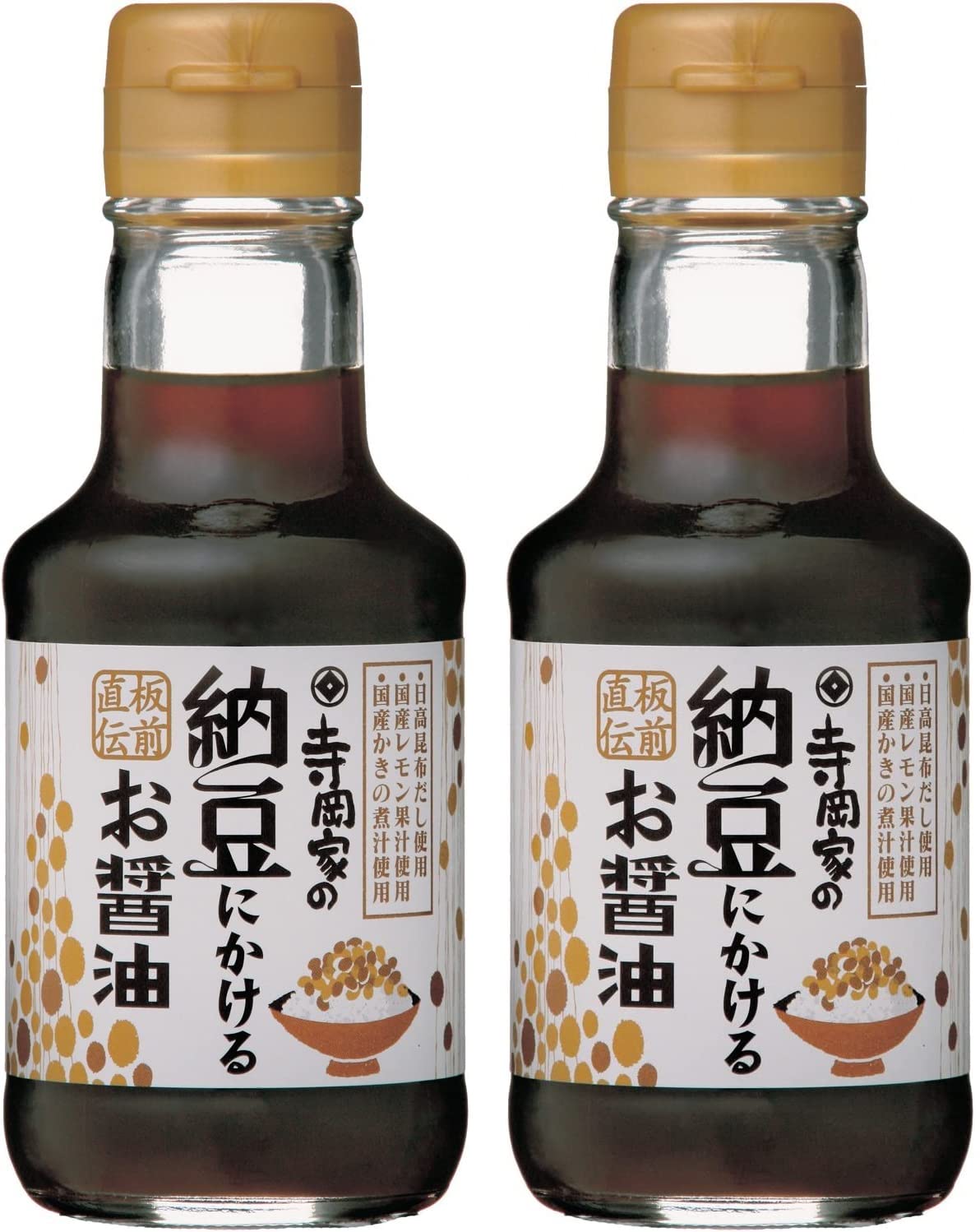 寺岡家の納豆にかけるお醤油 150ml×２本セット