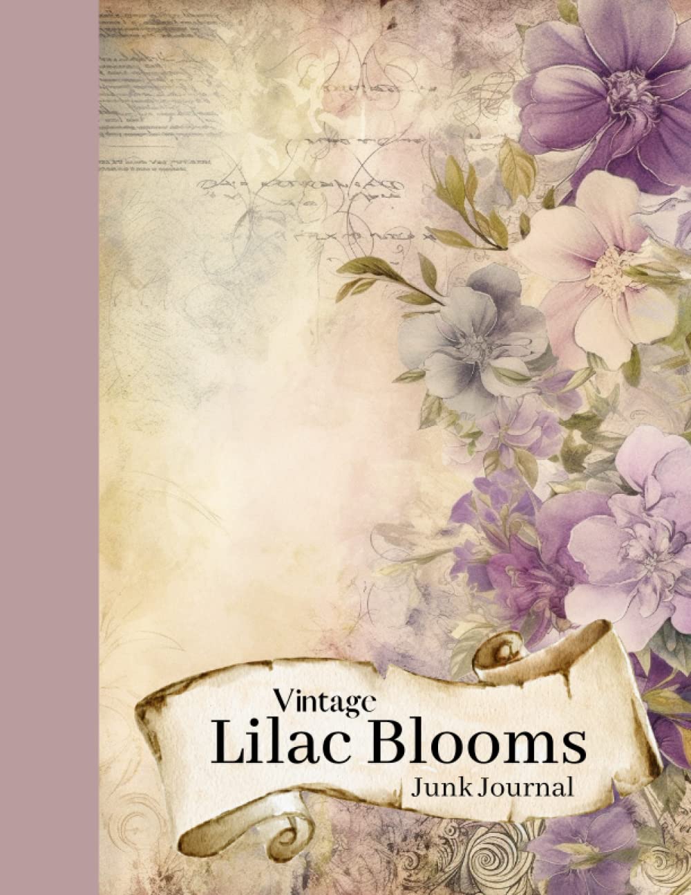 Vintage Lilac Blooms Junk Journal
