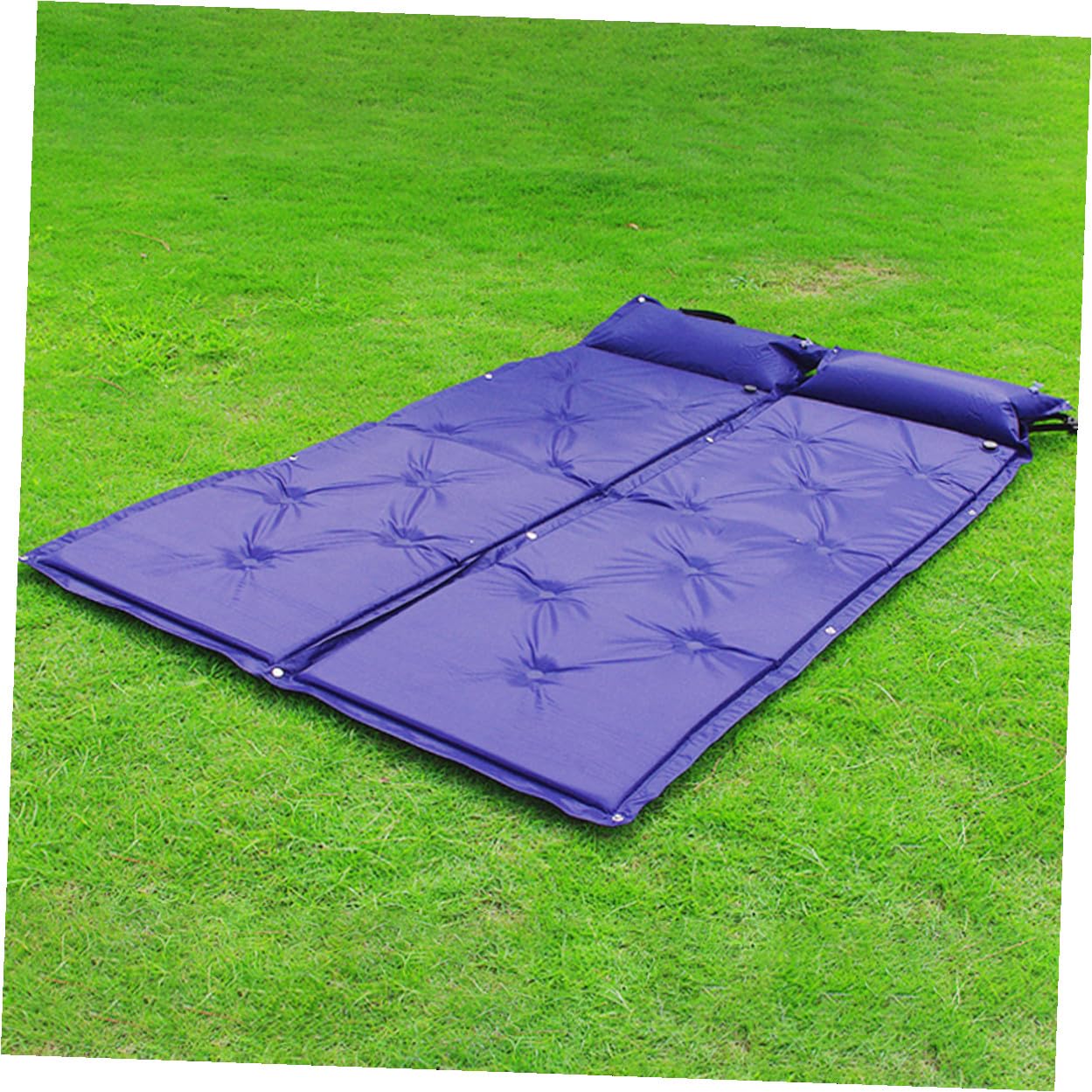 Colchón Inflable para Camping Portátil Material Confiable y Cómodo, Esterilla Autohinchable de Poliéster y PVC Adecuado para Picnic y Viajes al Aire Libre