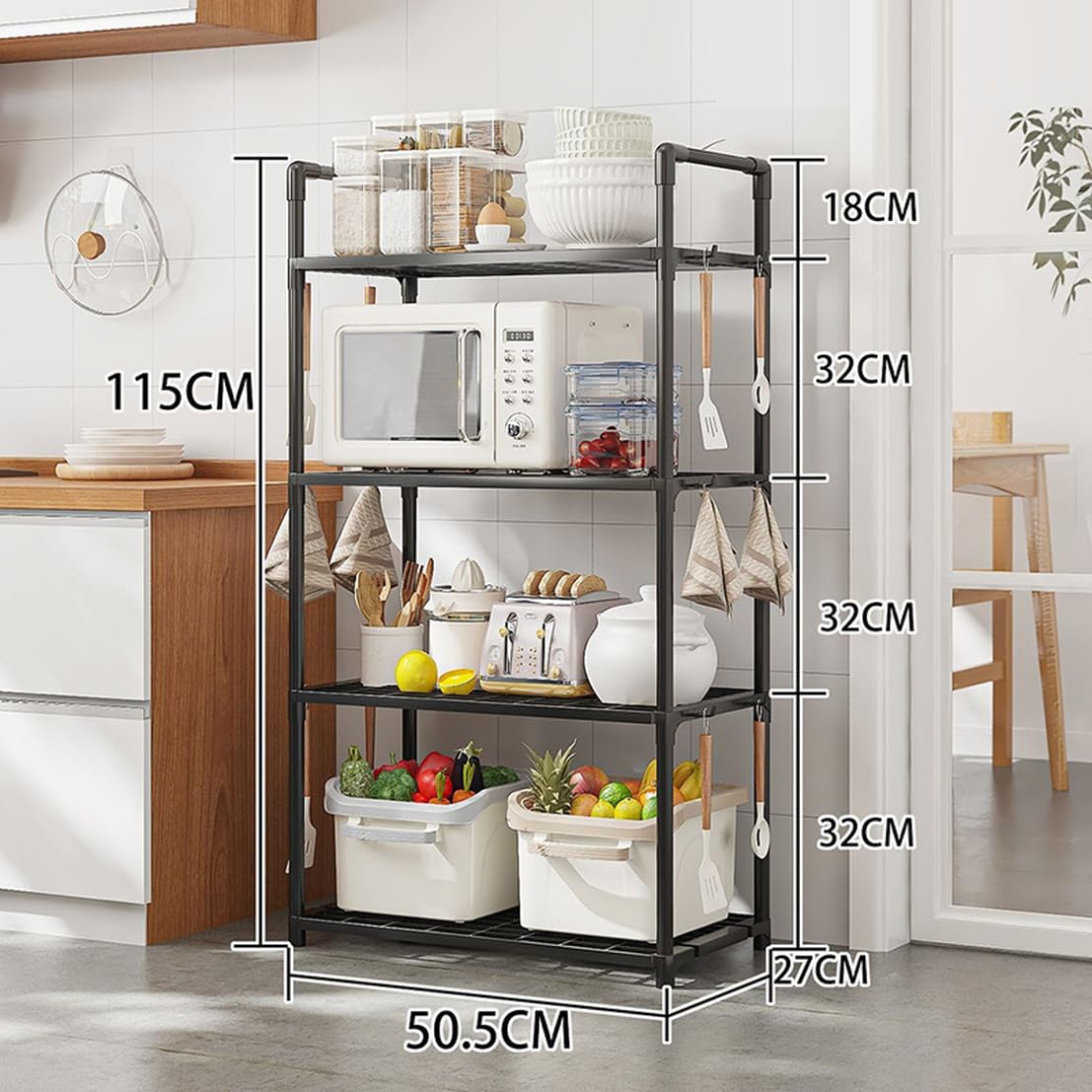 Amazon｜CZLZY レンジラック レンジ台 レンジボード キッチン