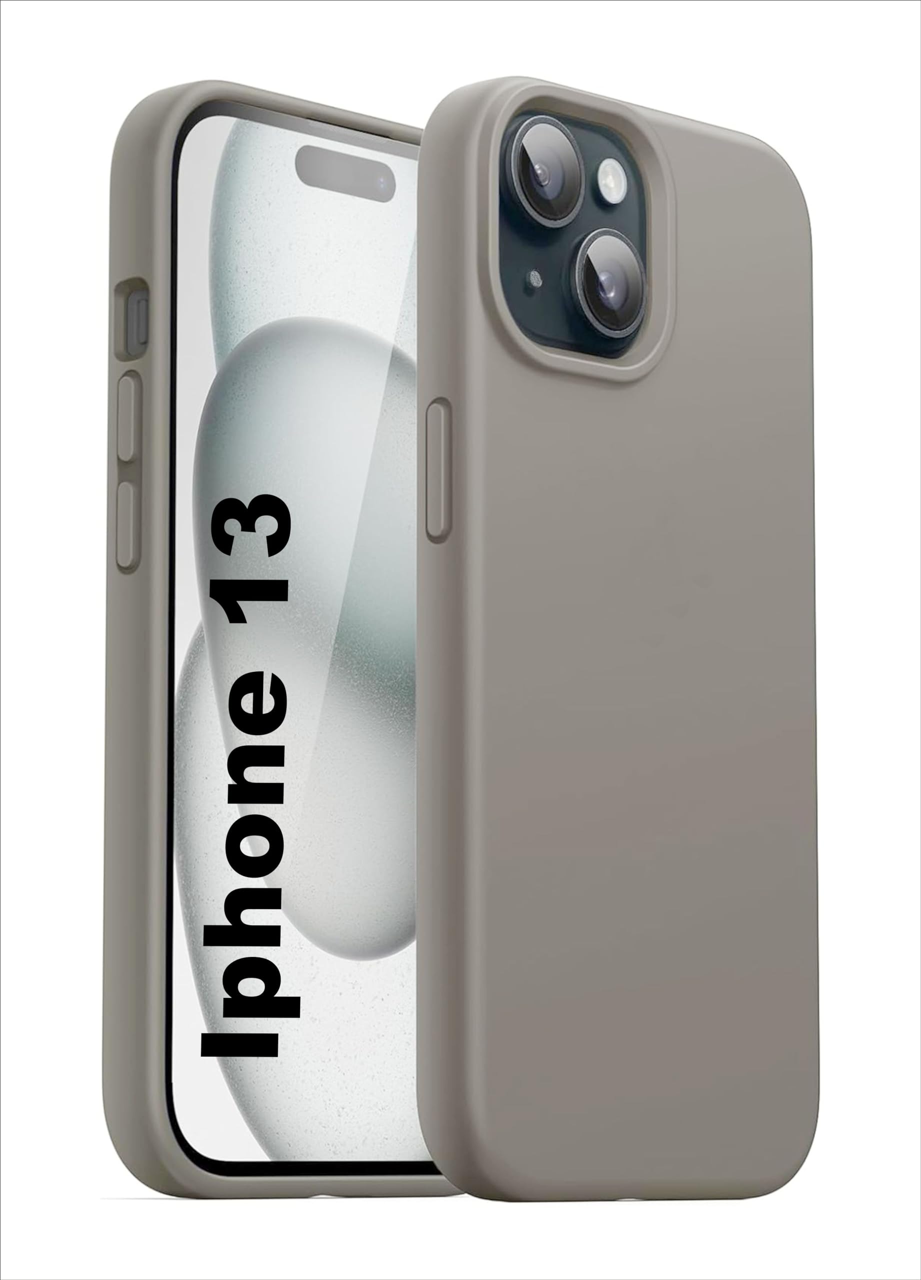 SBMS Silicone Case for iPhone 13 6.1-Inch, Silky-Soft Touch Full-Body Protective Case, Shockproof Cover with Microfiber Lining (Gray) (B0D14WL5DB) Amazon Price History, Amazon Price Tracker